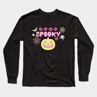 Spooky Pumpkins, Creepy Crawlers, Halloween Lovers, October 31st Long Sleeve T-Shirt